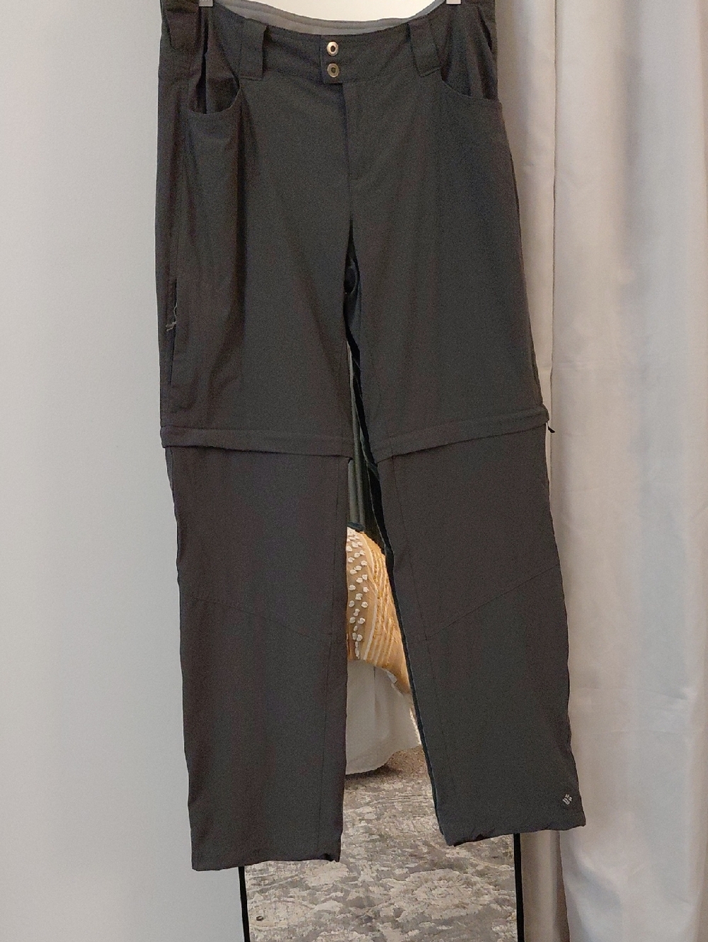 Columbia Womens Gray Zip-Off Track Joggers
